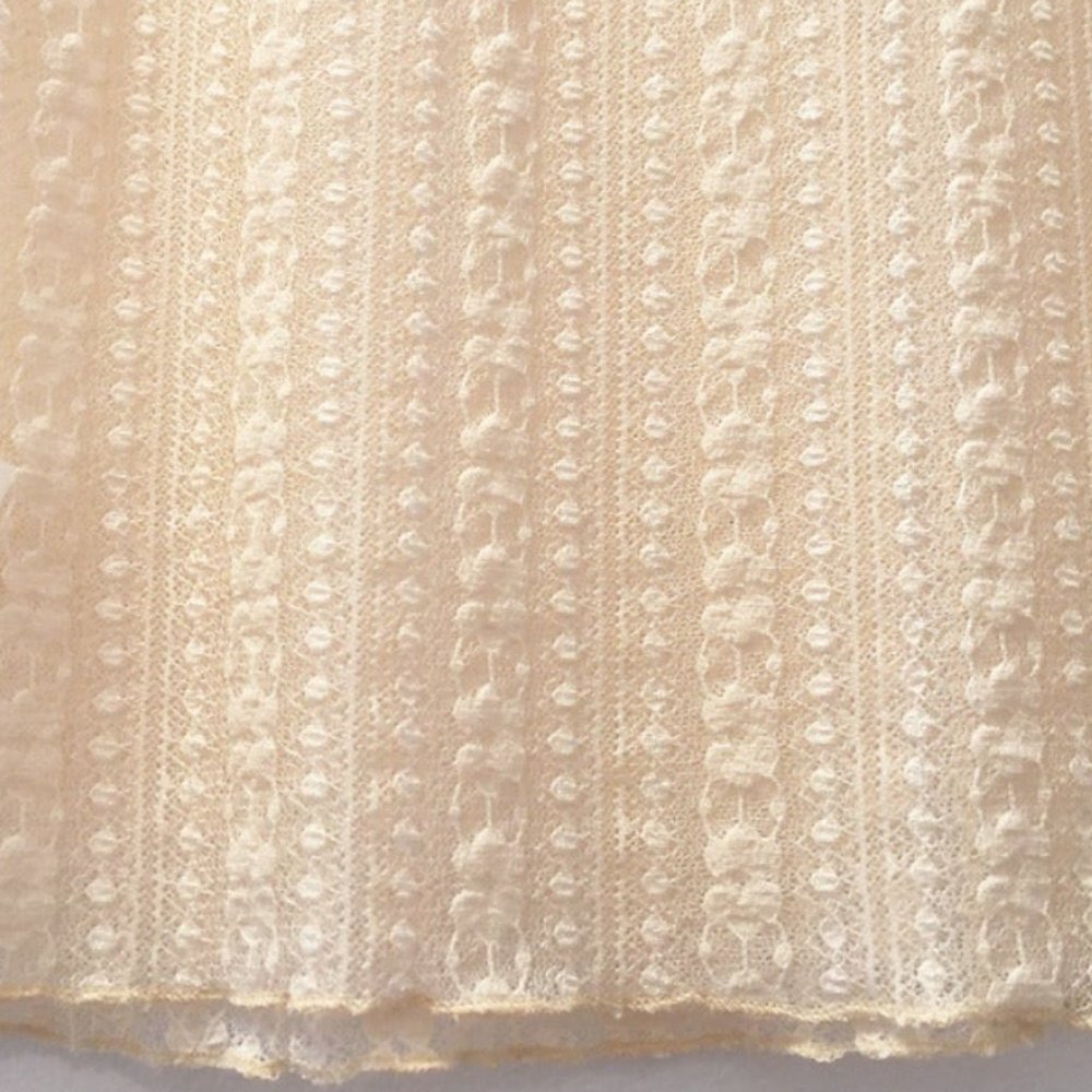 Bohme Ivory/Cream Lace Blouse w/Cowl Neck Sz Small - Picture 4 of 4